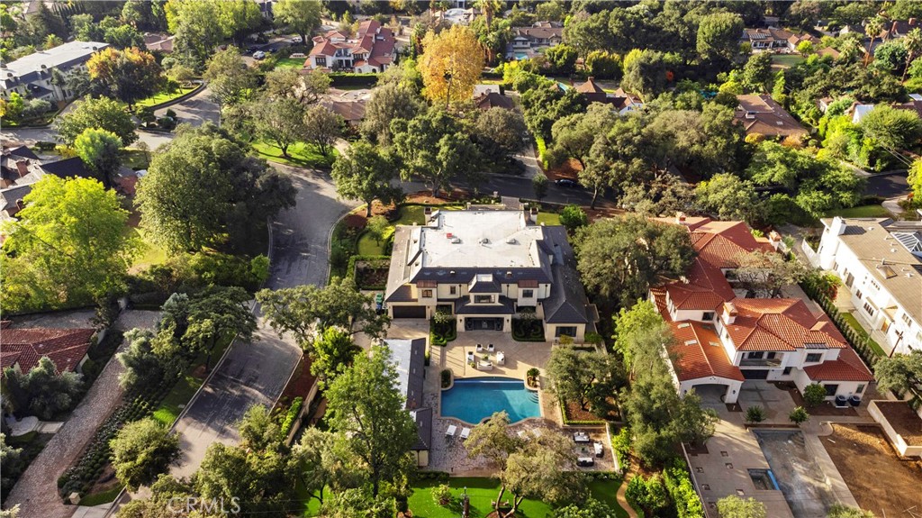 911 Hampton Road Arcadia, CA 91006 - Photo 6 of 73 an aerial view of a house with a yard