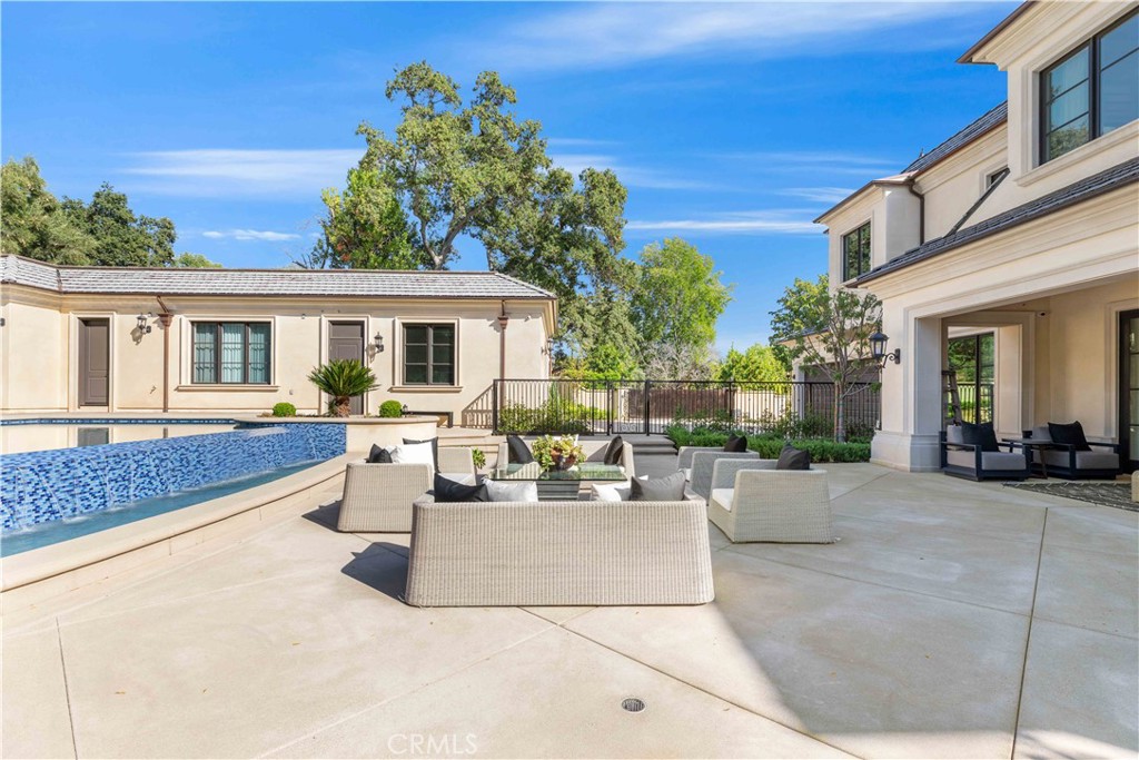 911 Hampton Road Arcadia, CA 91006 - Photo 61 of 73 a view of a house with sitting area and garden