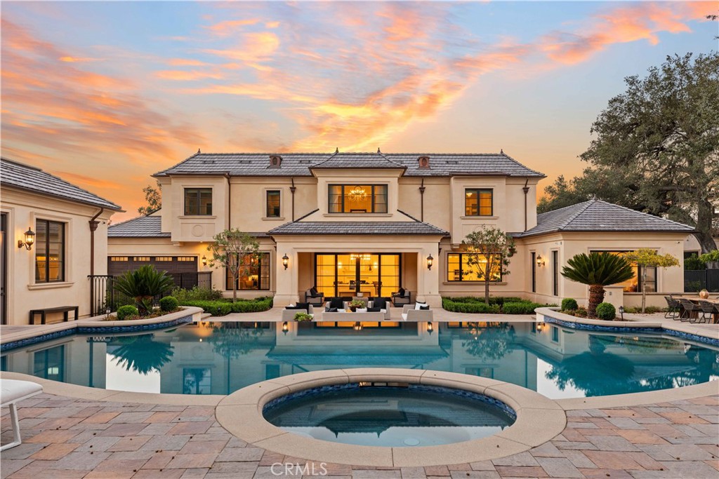 911 Hampton Road Arcadia, CA 91006 - Photo 69 of 73 a swimming pool view with a outdoor seating