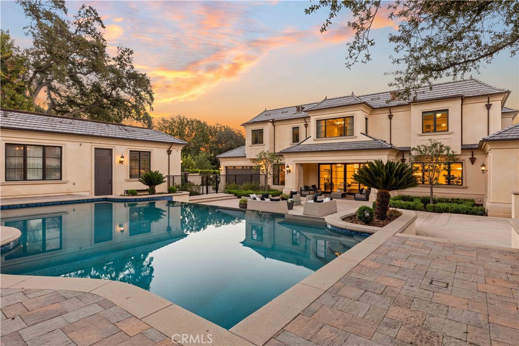 911 Hampton Road Arcadia, CA 91006 - Photo 71 of 73 a front view of a house with garden and sitting area