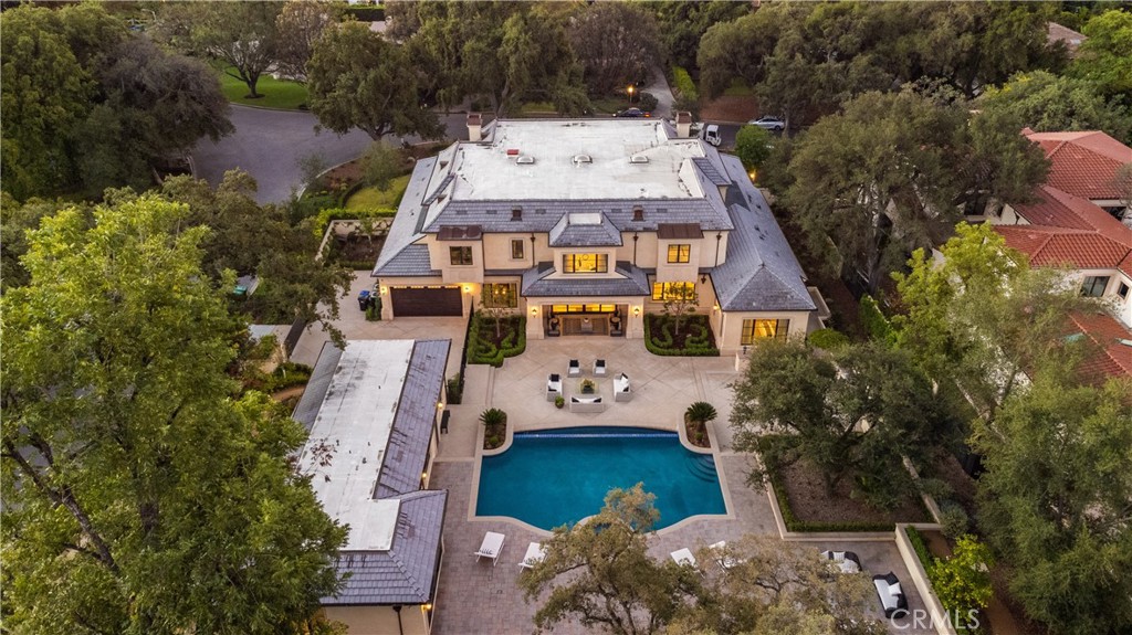 911 Hampton Road Arcadia, CA 91006 - Photo 73 of 73 an aerial view of a house with a yard basket ball court and outdoor seating