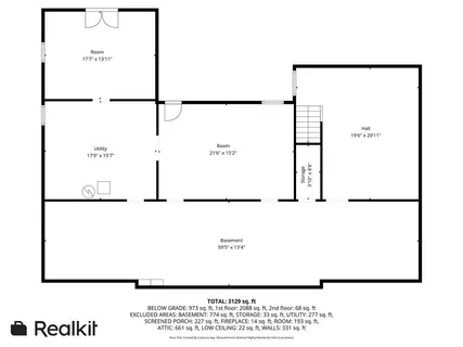 view of a black and white photo