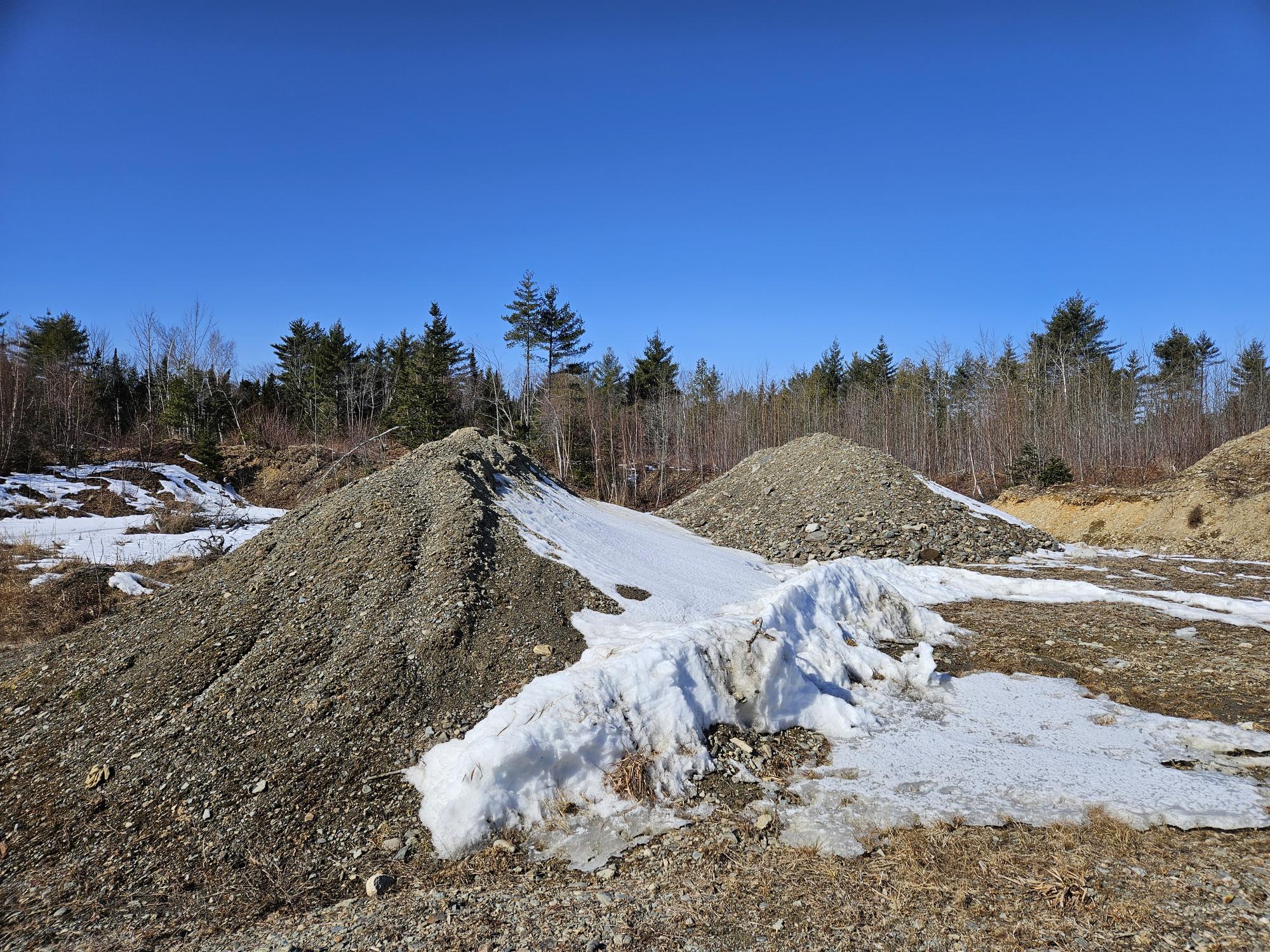 Lot 29-3 Basford Road Detroit, ME 04929 - Photo 3 of 26 Gravel pit processed piles