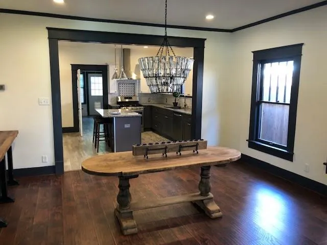 a room with furniture and window