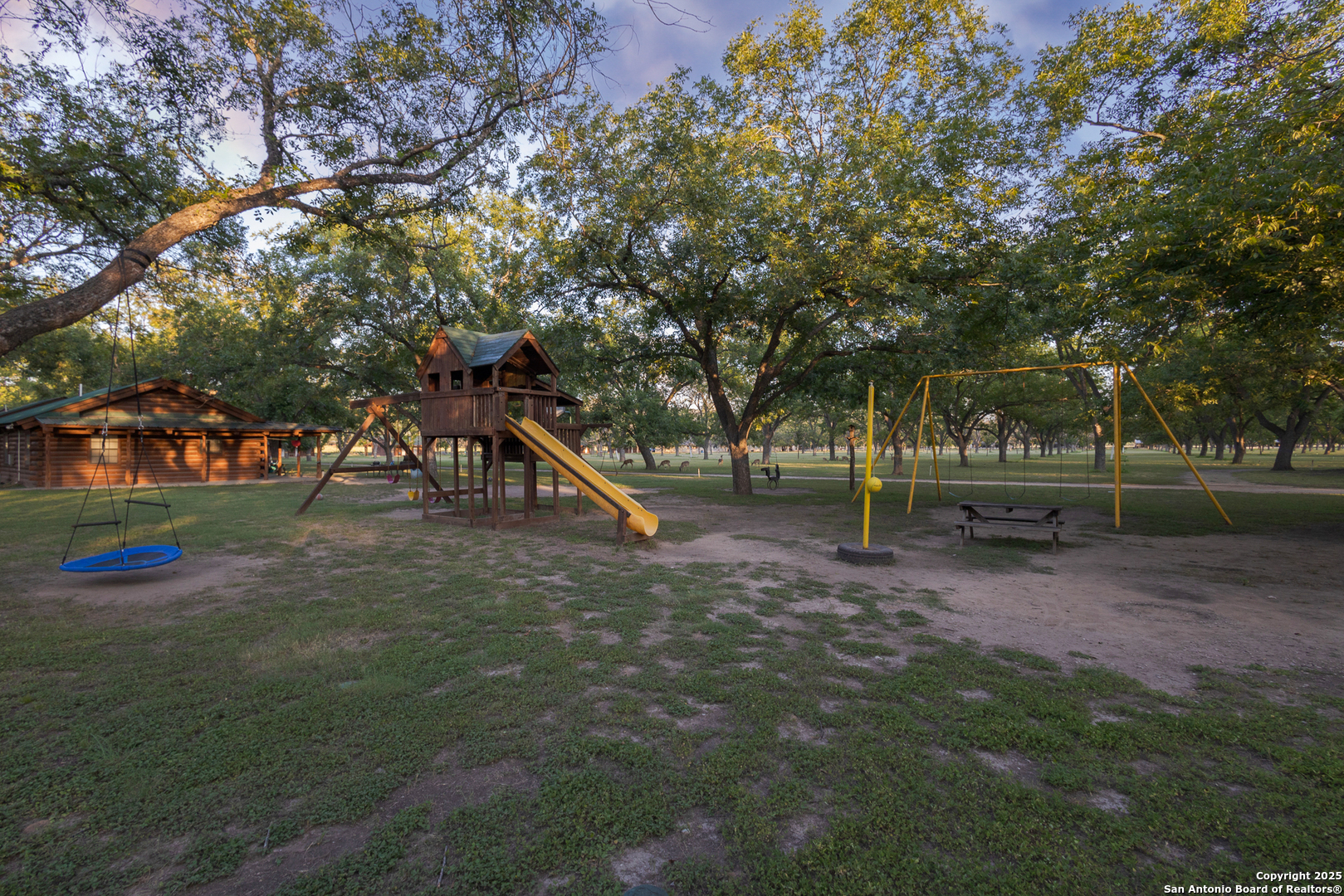 370 Johnny Seibert Rio Frio, TX 78873 - Photo 37 of 40 a view of outdoor space with playground and green space
