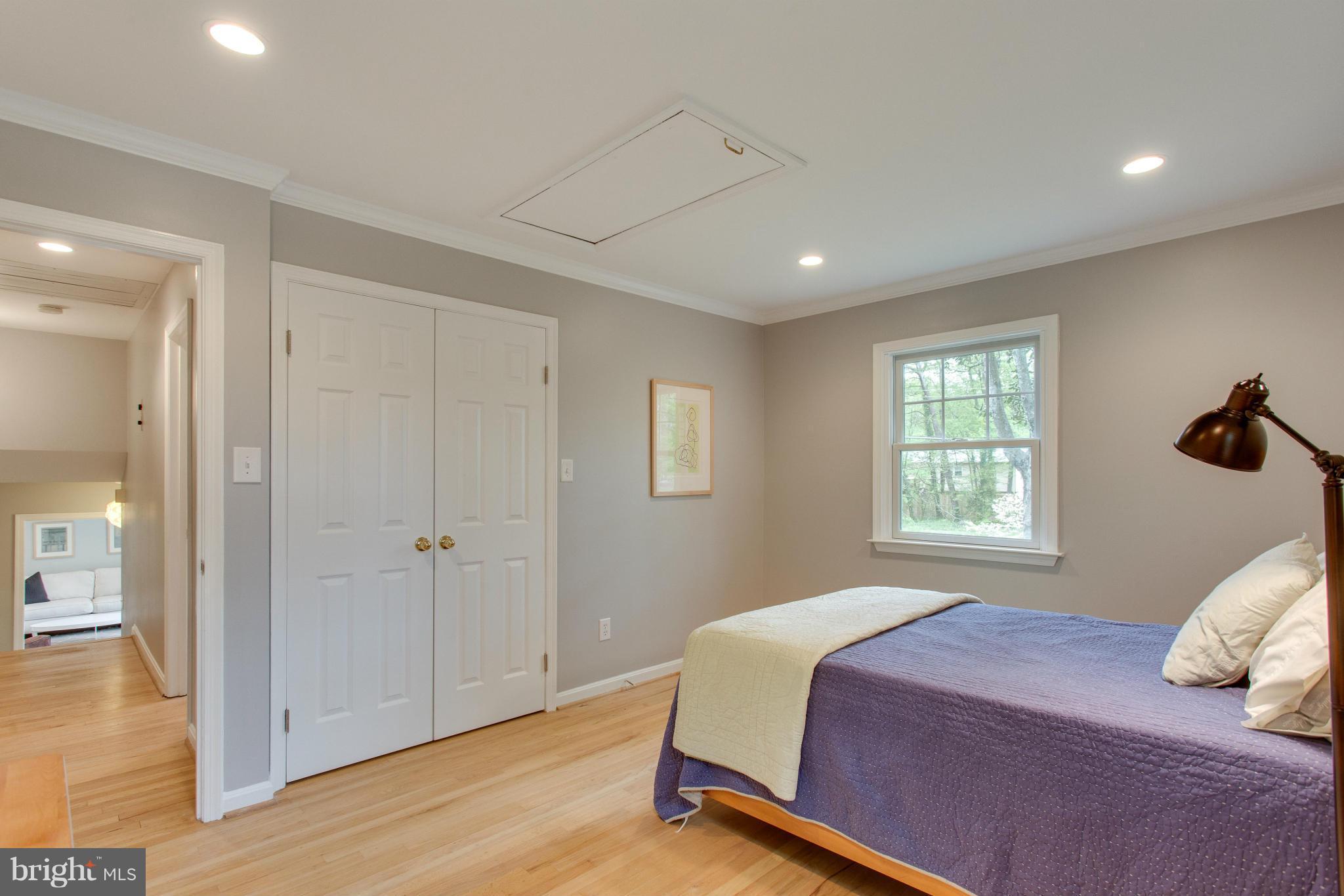 8735 Fort Hunt Road Alexandria, VA 22308 - Photo 16 of 30 Pull-down steps to attic storage