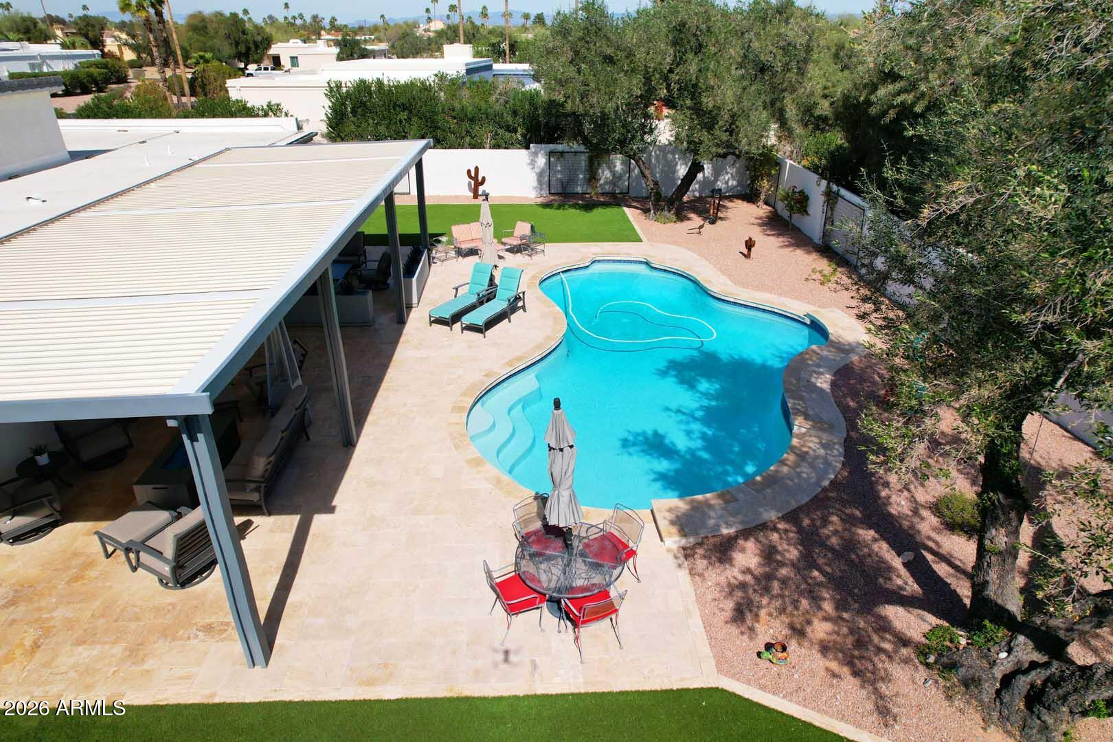 4641 East Mountain View Road Phoenix, AZ 85028 - Photo 22 of 43 Aerial-Backyard View