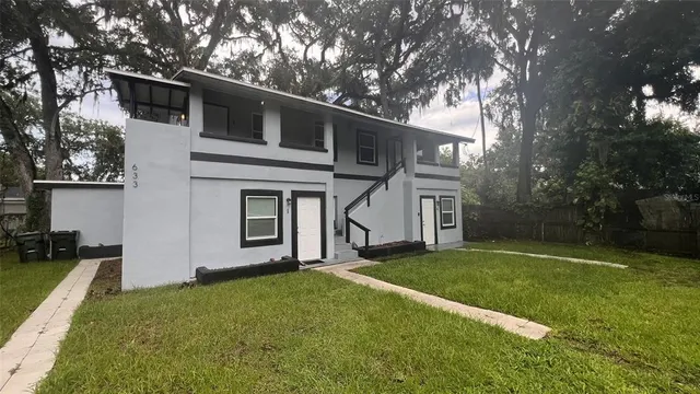 a view of front door