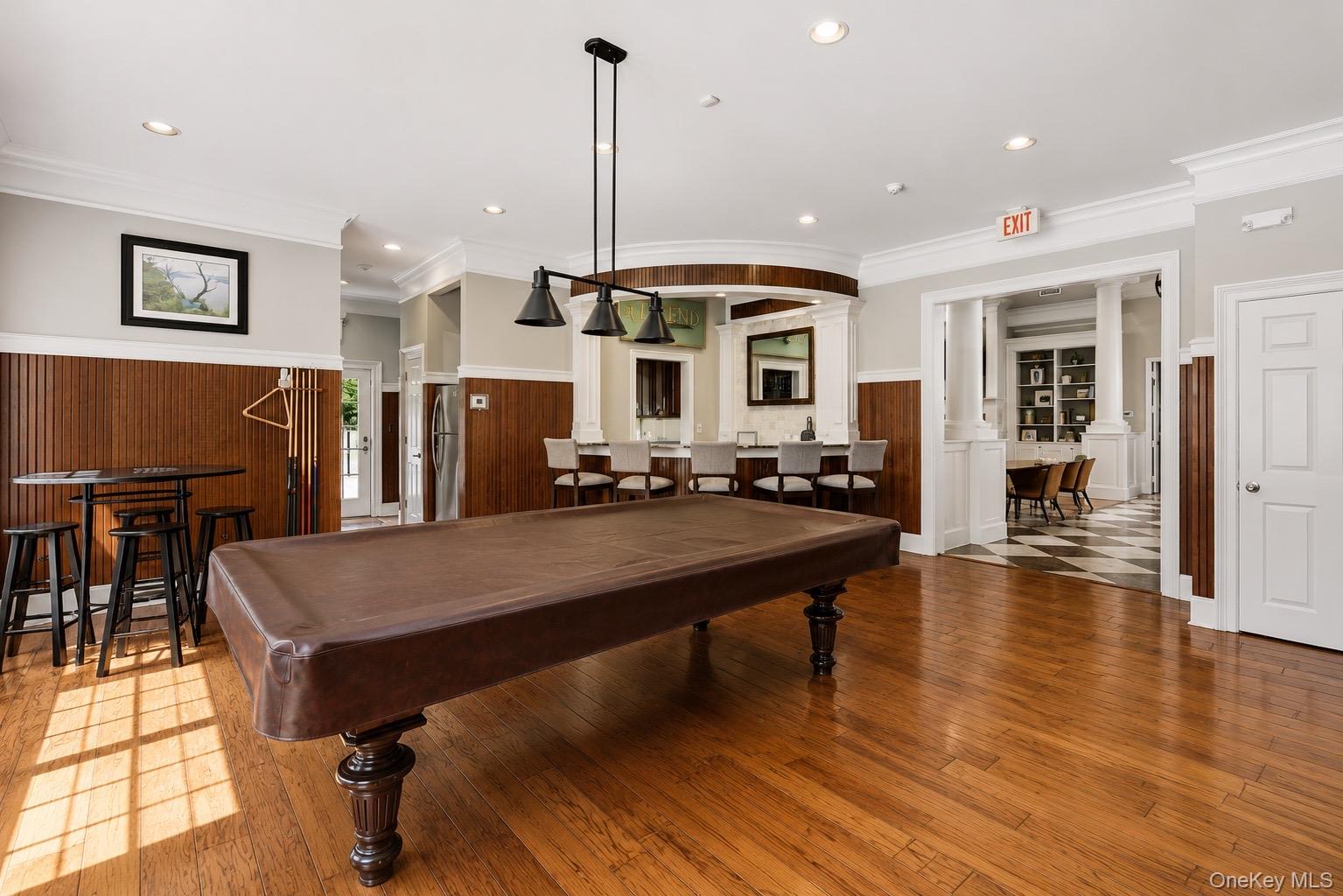 323 Waterside Close Peekskill, NY 10566 - Photo 26 of 42 Spacious recreation area in the clubhouse with billiard table and bar area.