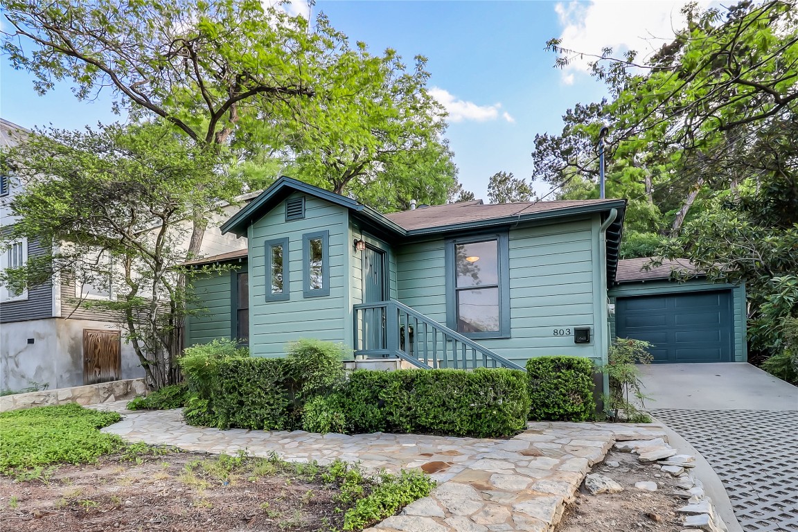 803 Rutherford Place Austin, TX 78704 - Photo 28 of 28 a front view of a house with garden