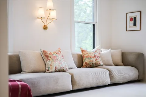 a living room with a couch