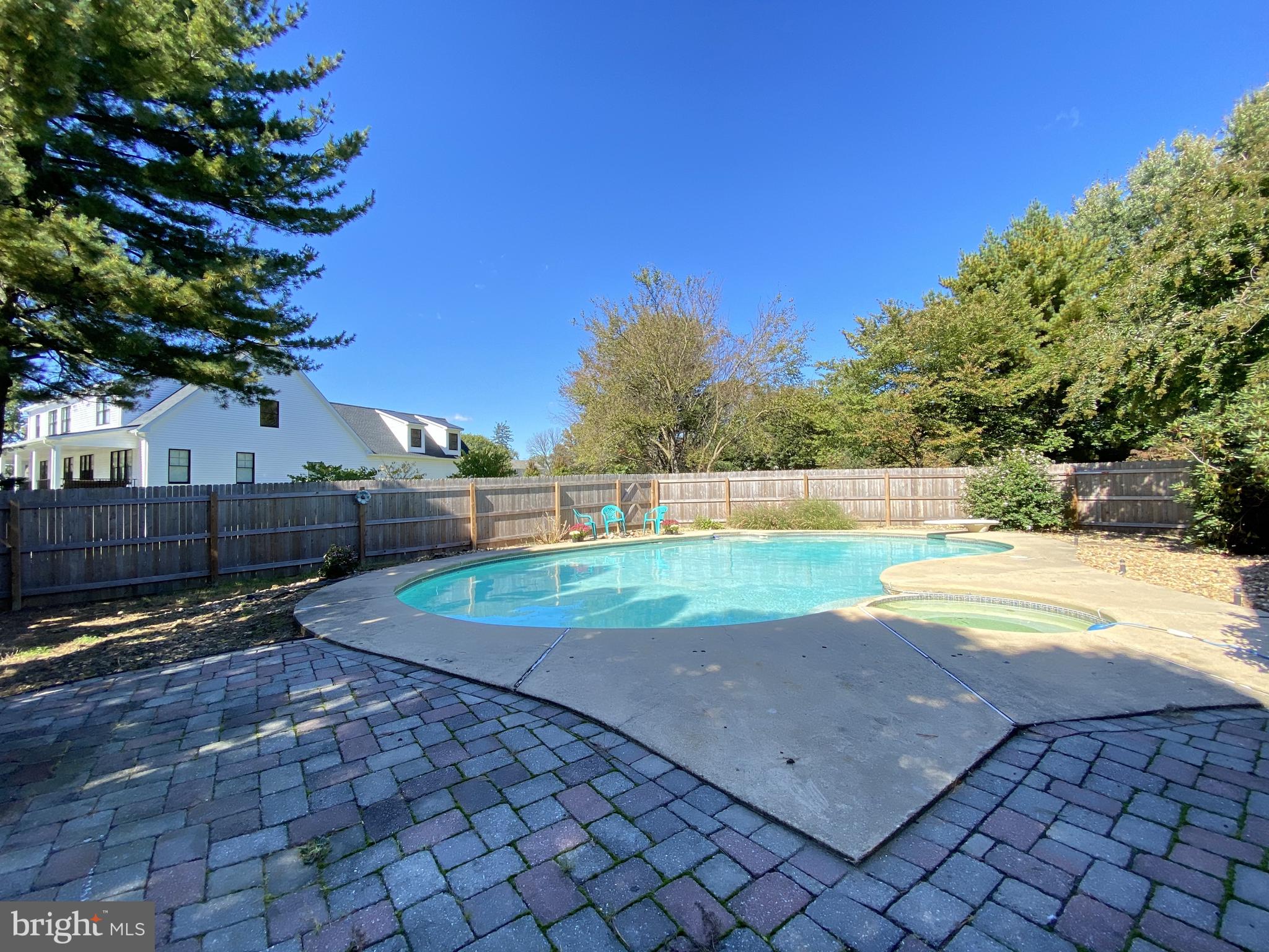 6 Kenwick Road Hockessin, DE 19707 - Photo 25 of 28 Backyard w/ pool, paver patio, & brand new fence