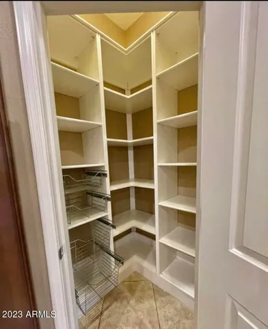 a view of a walk in closet