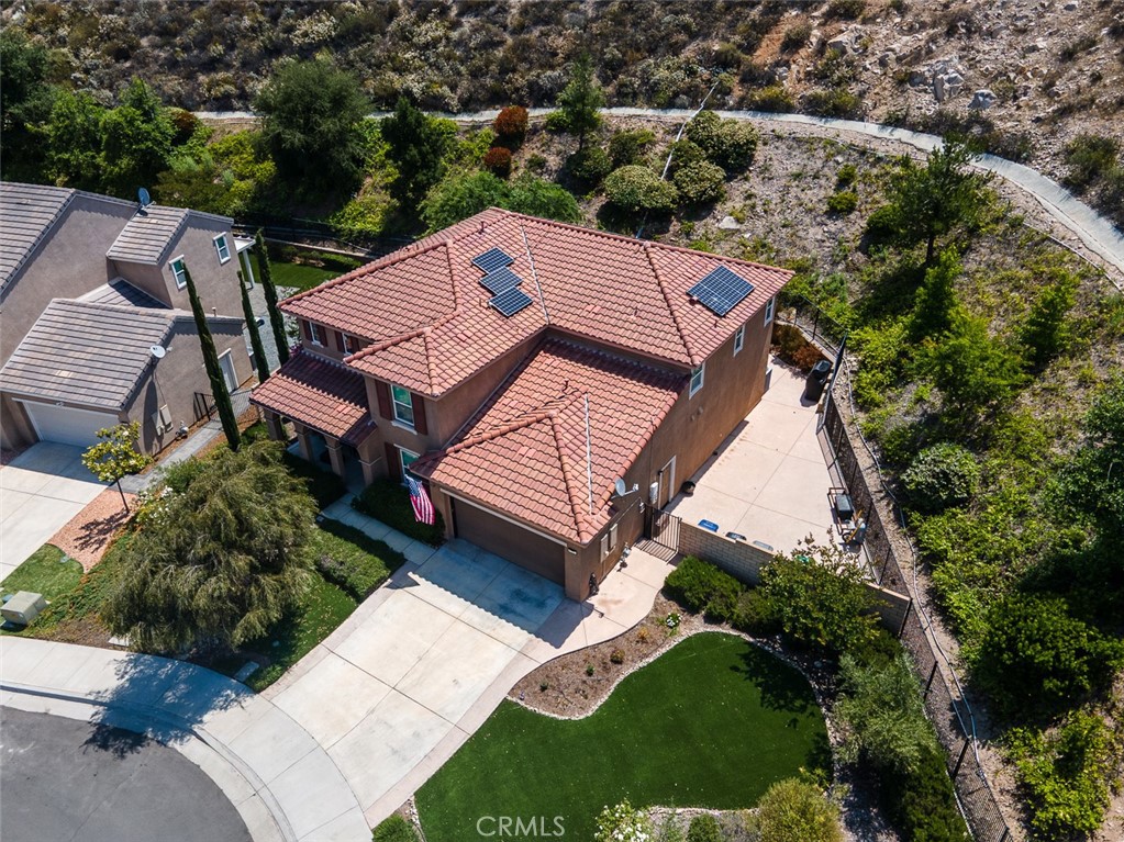 17122 Broken Rock Court Riverside, CA 92503 - Photo 45 of 61 an aerial view of a house with a yard