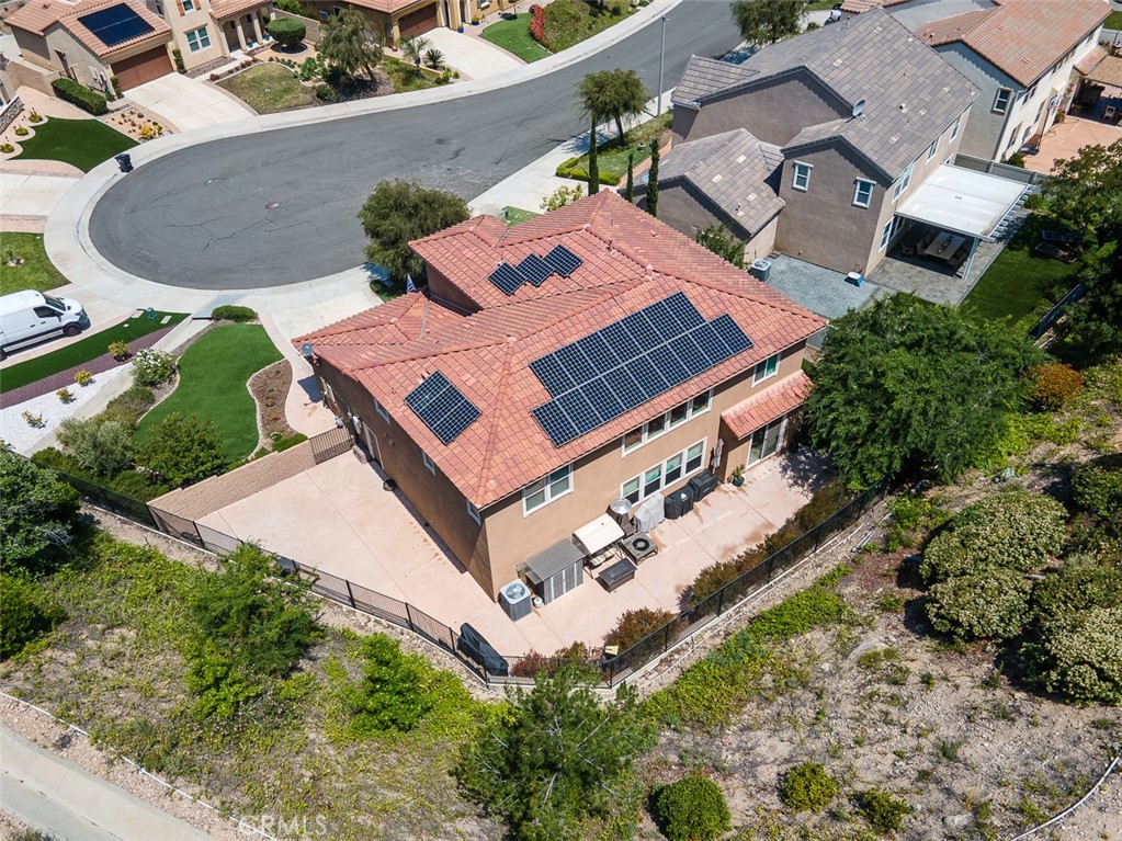 17122 Broken Rock Court Riverside, CA 92503 - Photo 47 of 61 an aerial view of a house with a yard