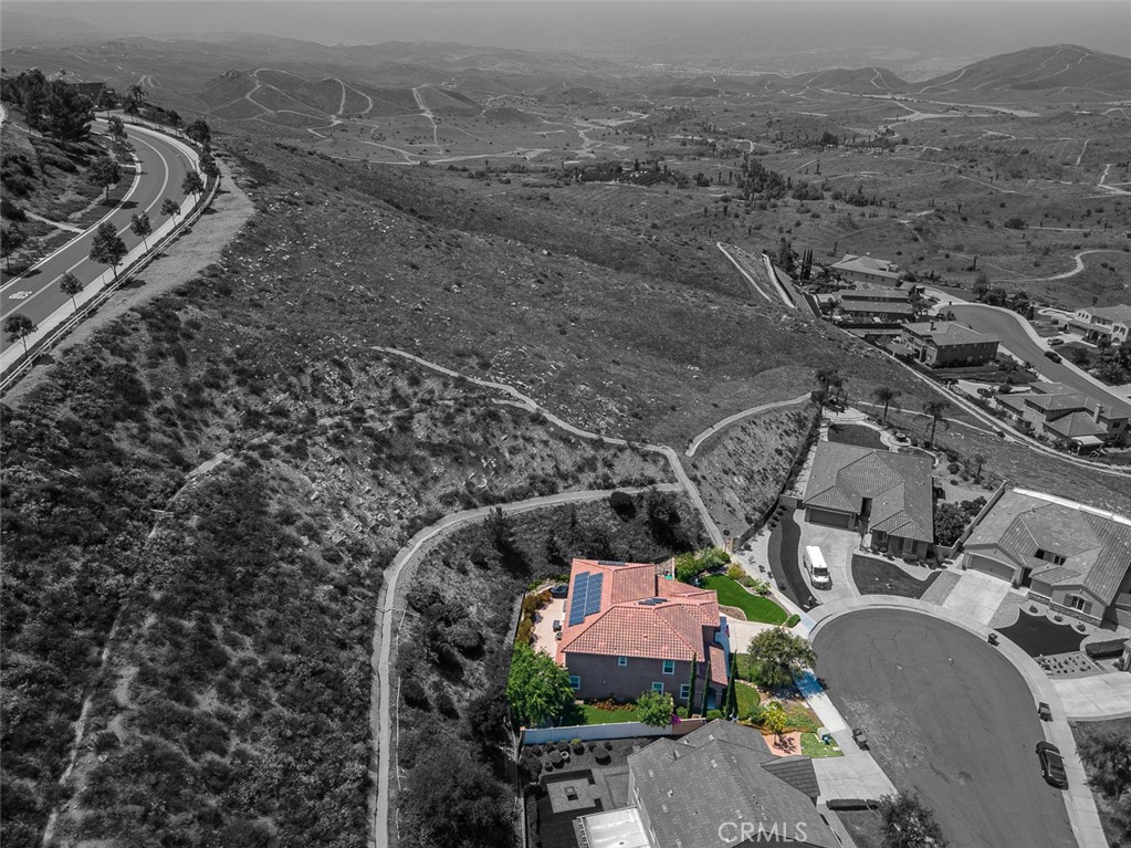 17122 Broken Rock Court Riverside, CA 92503 - Photo 52 of 61 an aerial view of a house with a yard