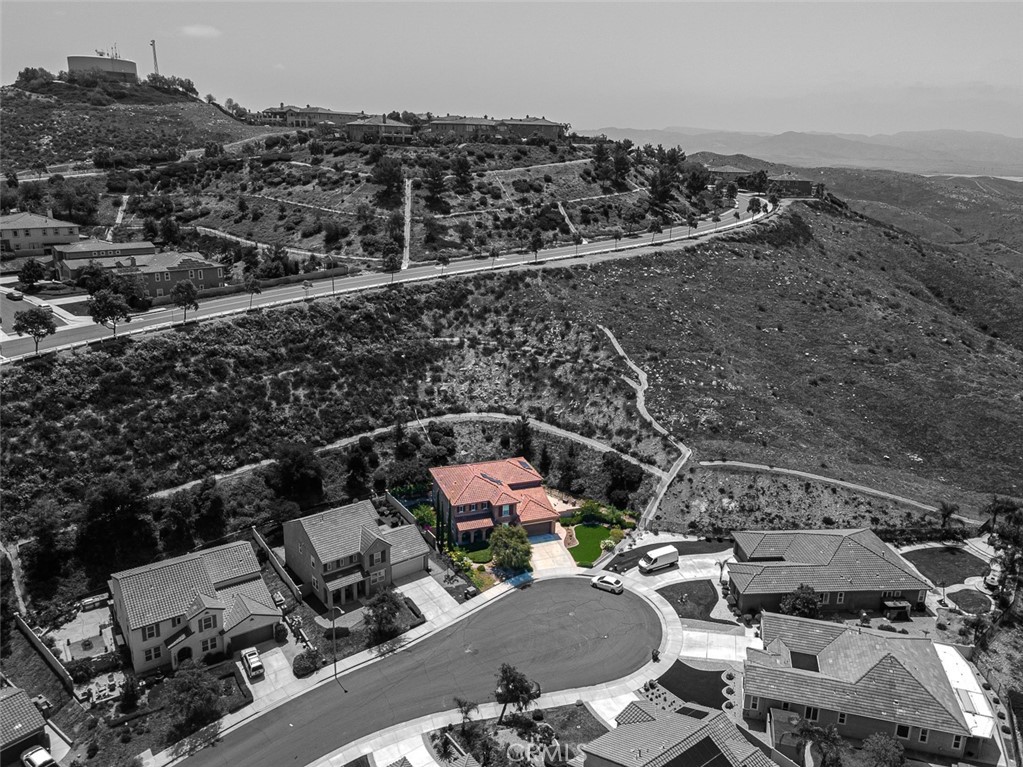 17122 Broken Rock Court Riverside, CA 92503 - Photo 53 of 61 an aerial view of a house with a yard