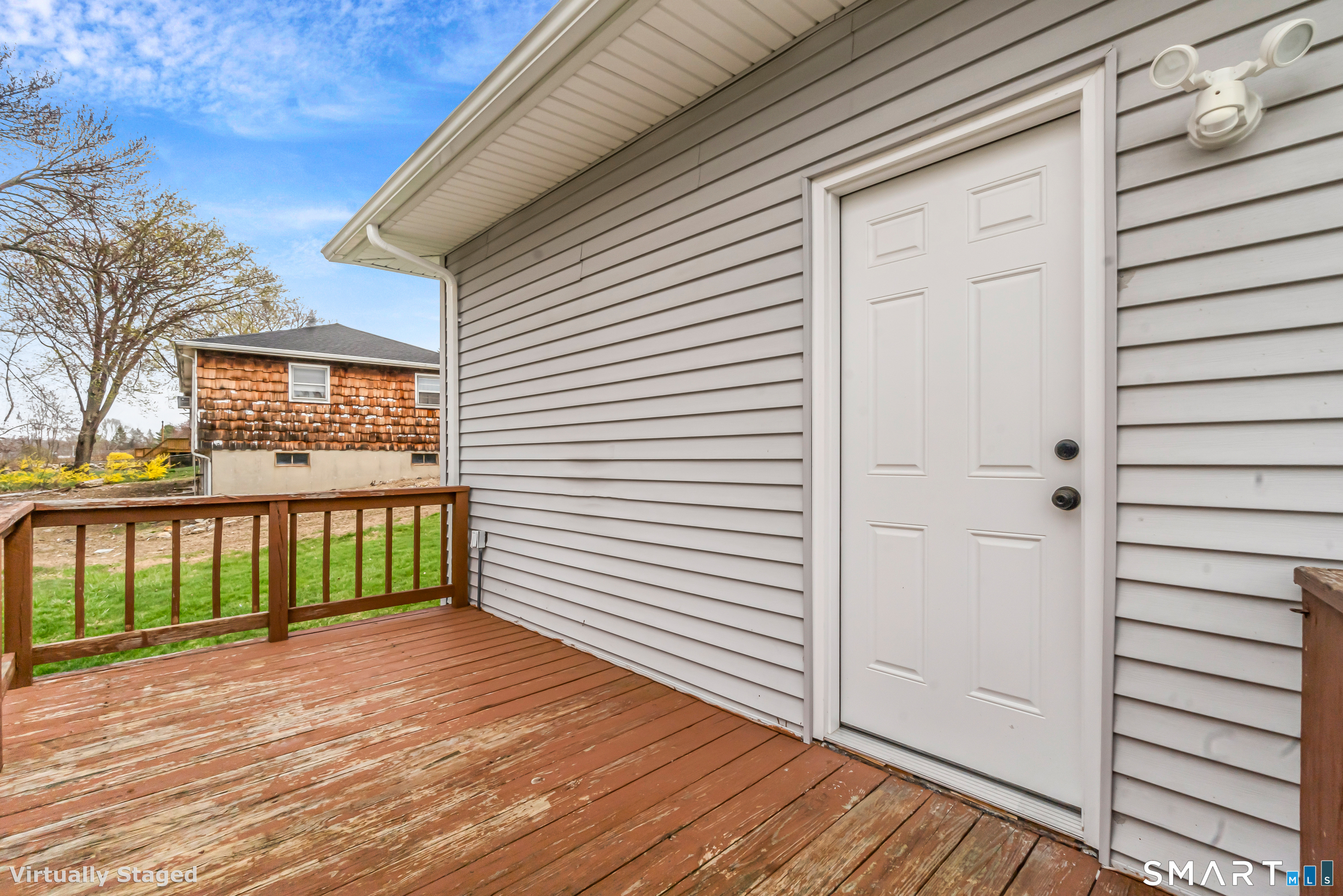 15 Bruns Road Ansonia, CT 06401 - Photo 30 of 39 a view of a balcony with wooden floor