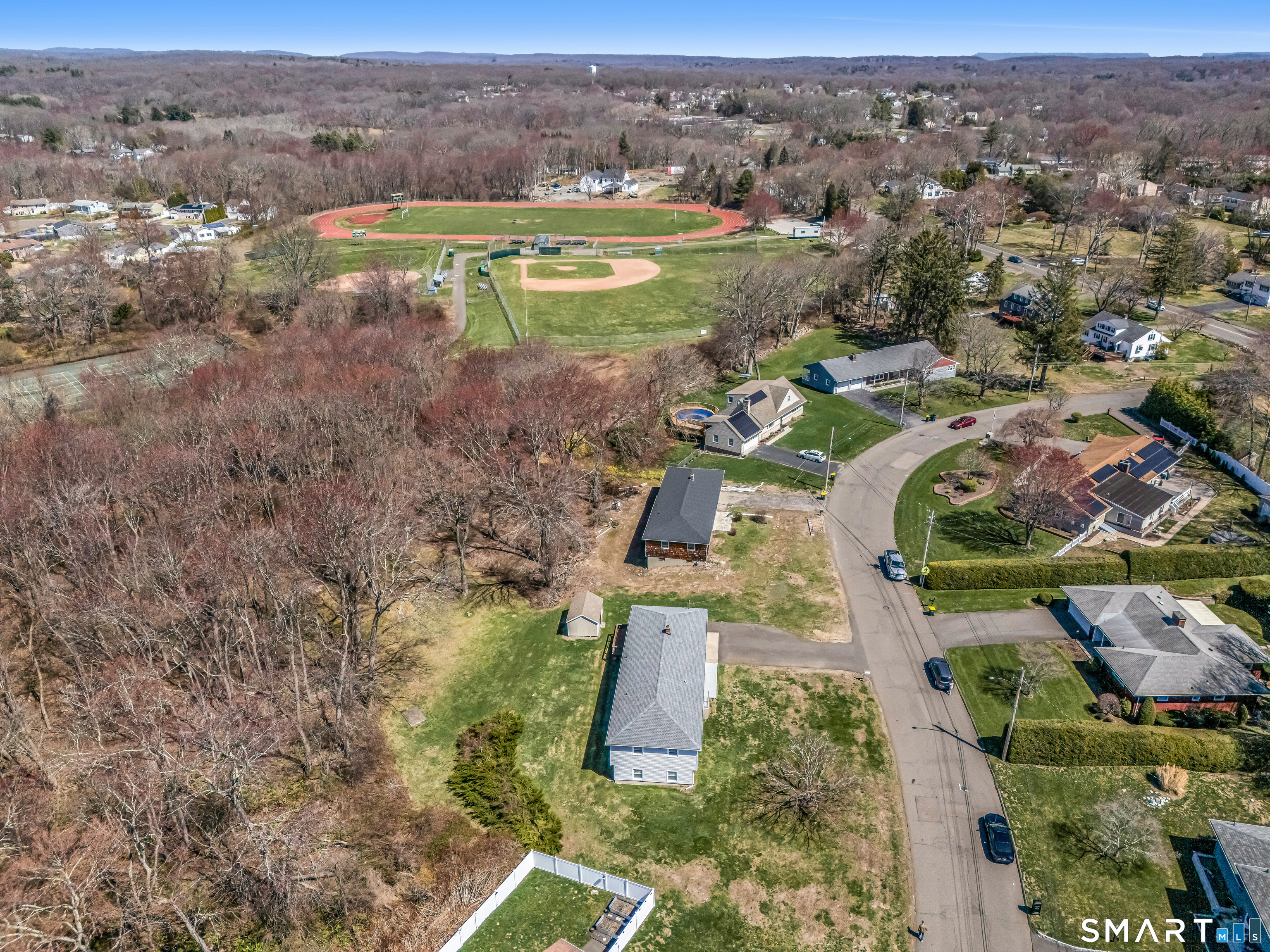 15 Bruns Road Ansonia, CT 06401 - Photo 37 of 39 an aerial view of residential houses with outdoor space