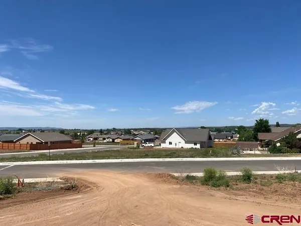 a view of a lake with houses