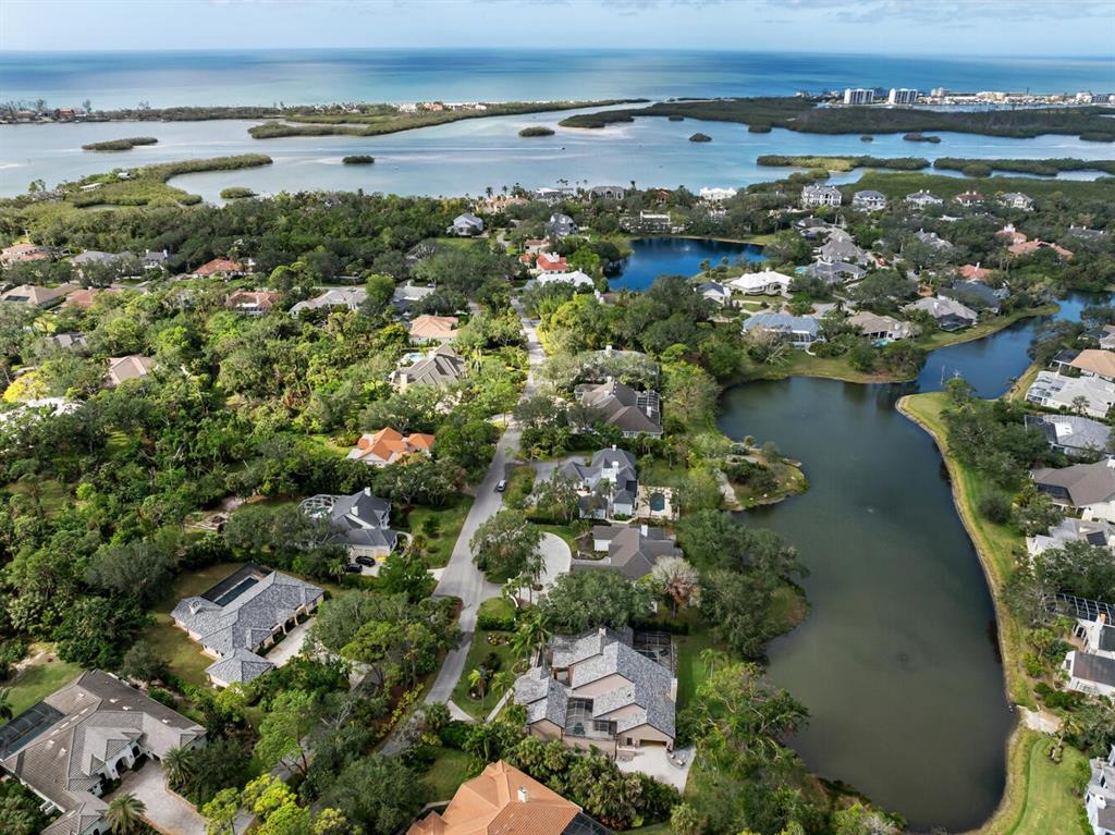 49 Osprey Point Drive Osprey, FL 34229 - Photo 51 of 95 an aerial view of ocean view