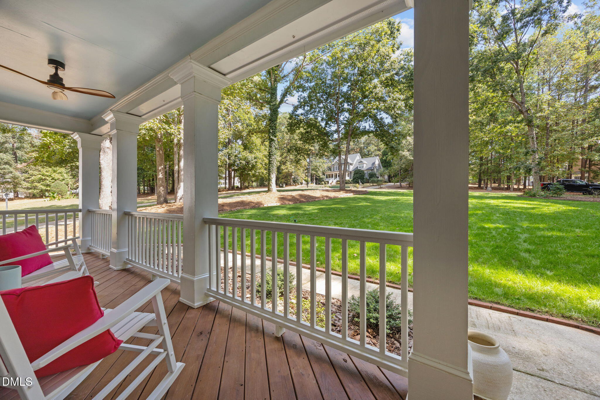 4620 Cresta Drive Raleigh, NC 27603 - Photo 29 of 39 a view of porch with a furniture