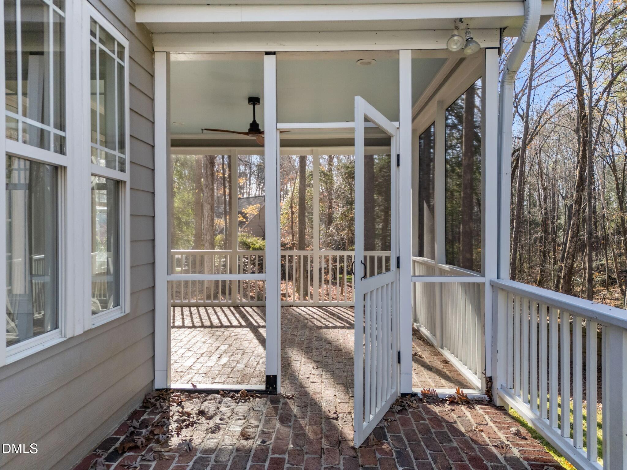 4620 Cresta Drive Raleigh, NC 27603 - Photo 32 of 39 a balcony view with a outdoor space