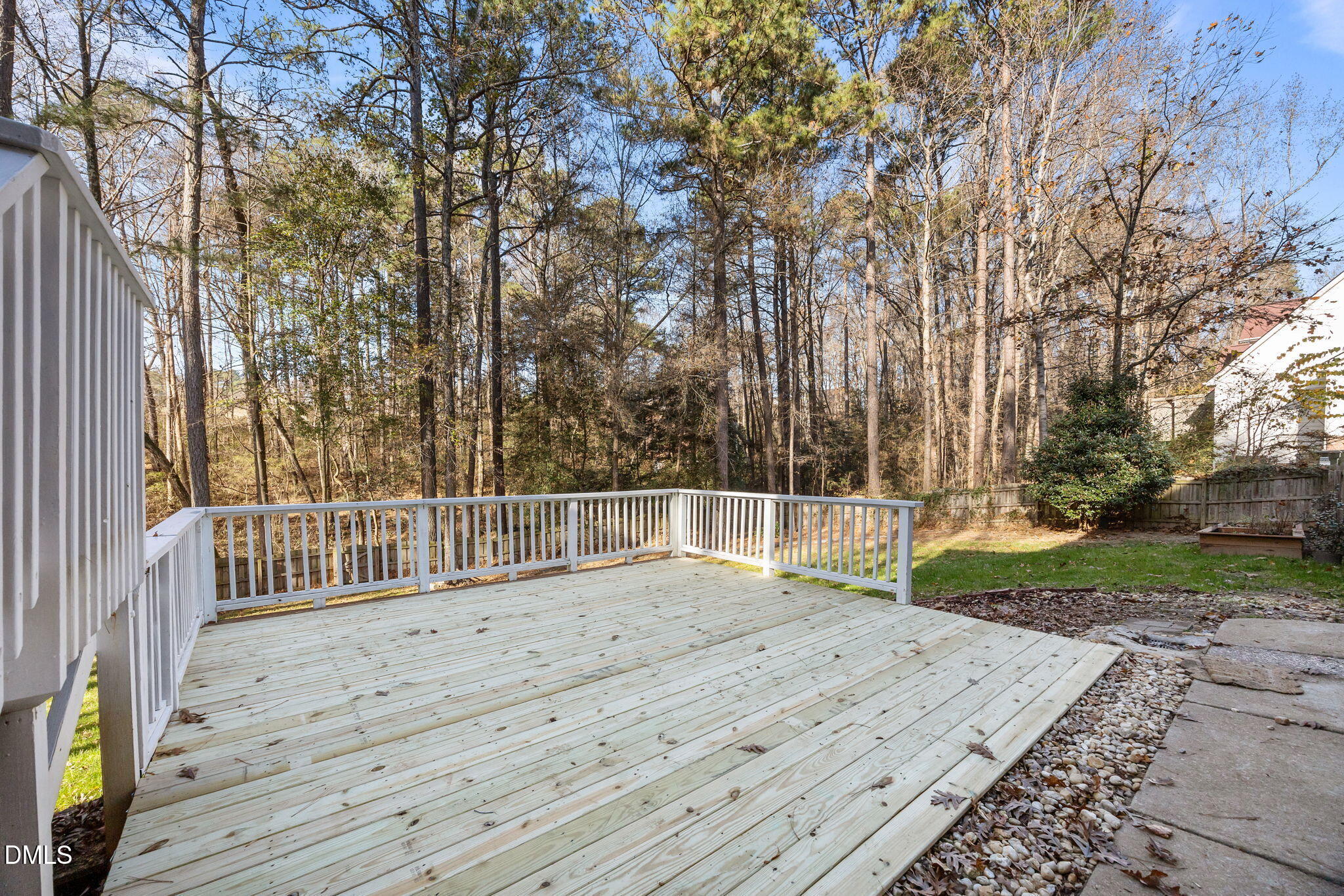 4620 Cresta Drive Raleigh, NC 27603 - Photo 33 of 39 a view of backyard and deck