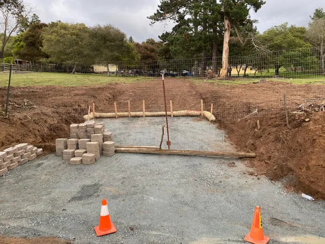 a view of a outdoor space with a patio
