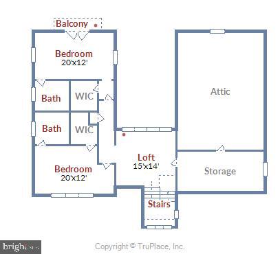 101 Taplow Road Baltimore, MD 21210 - Photo 57 of 59 Floor plan upper level