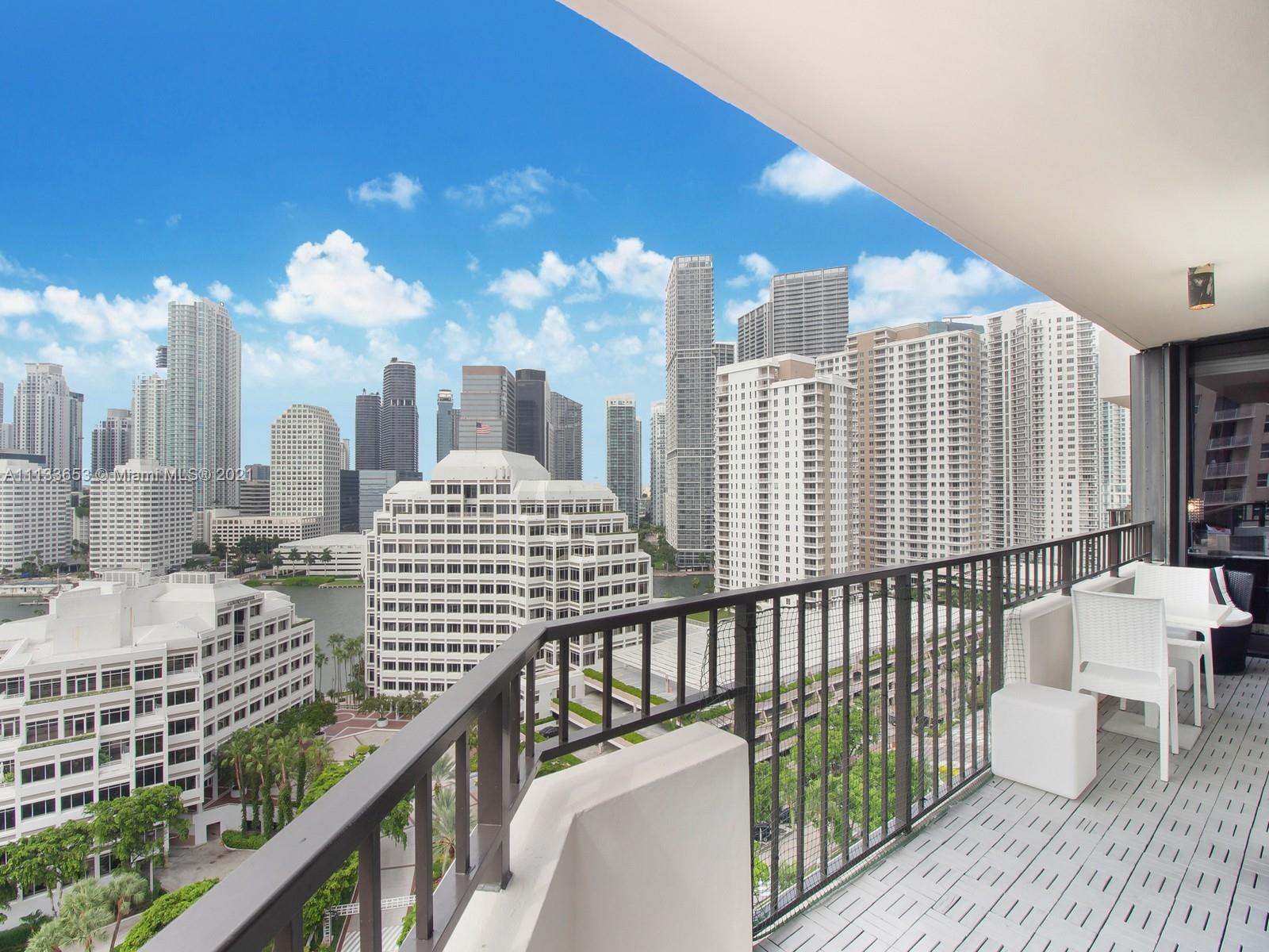 520 Brickell Key Drive, Unit A1815 Miami, FL 33131 - Photo 4 of 34 a view of a balcony with city view