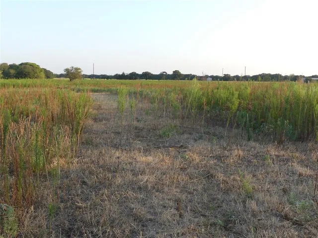 a view of a lake with houses in the back