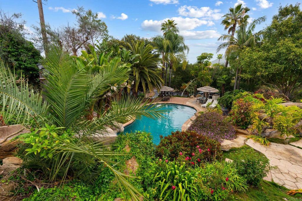10845 Mystery Mountain Road Valley Center, CA 92082 - Photo 48 of 72 a view of a garden with plants