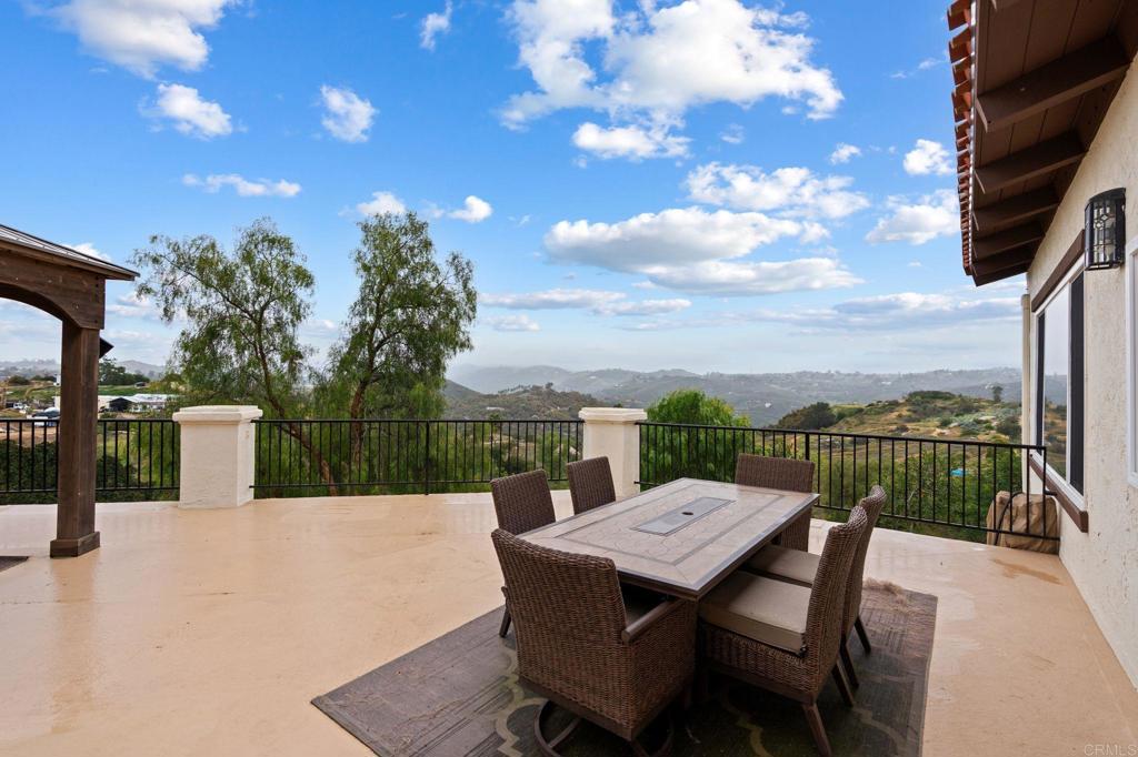 10845 Mystery Mountain Road Valley Center, CA 92082 - Photo 53 of 72 a view of a terrace with furniture