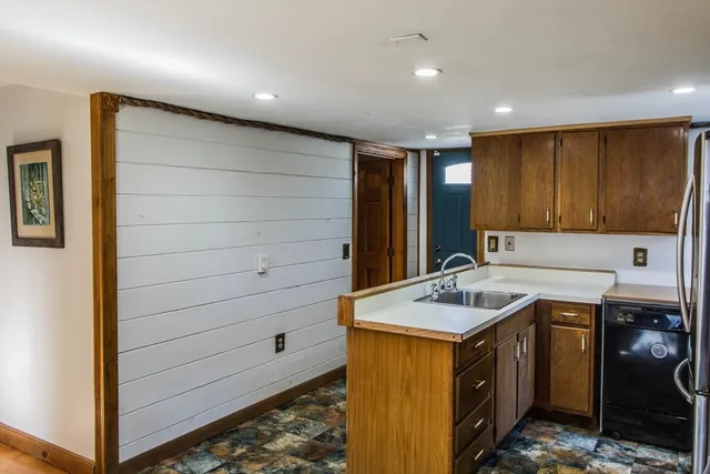 a room with storage and utility