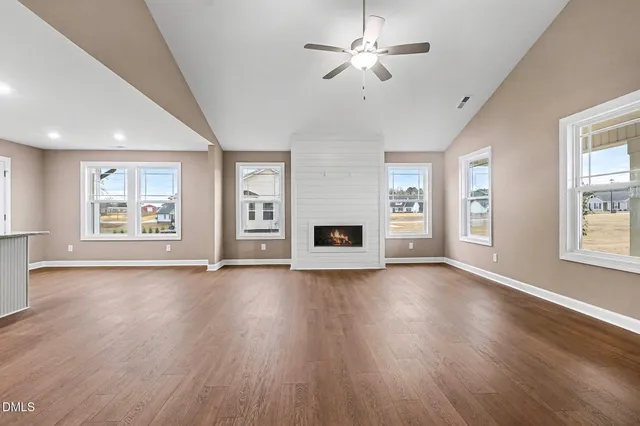 a view of a kitchen from the hallway