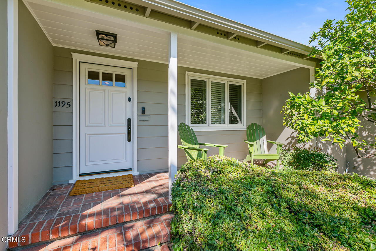 1195 Afton Street Pasadena, CA 91103 - Photo 3 of 36 front view of the house with a yard