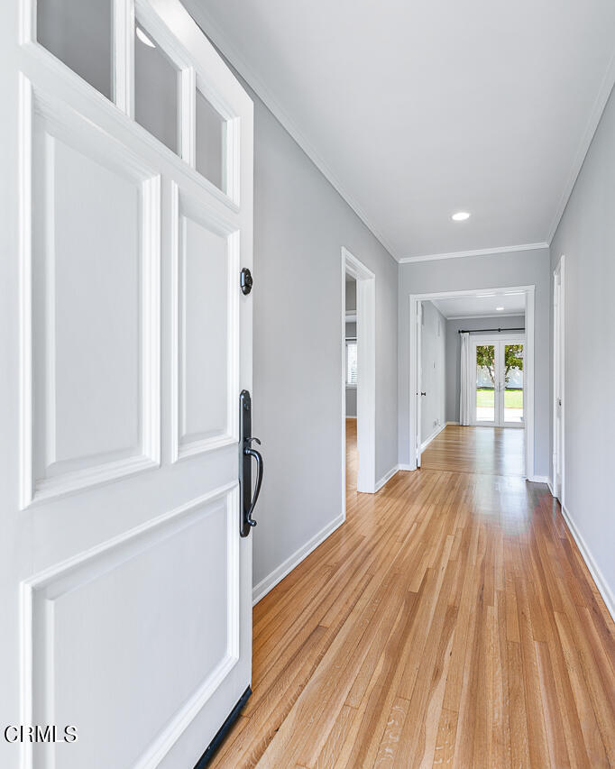 1195 Afton Street Pasadena, CA 91103 - Photo 4 of 36 a view of a room with wooden floor and stairs