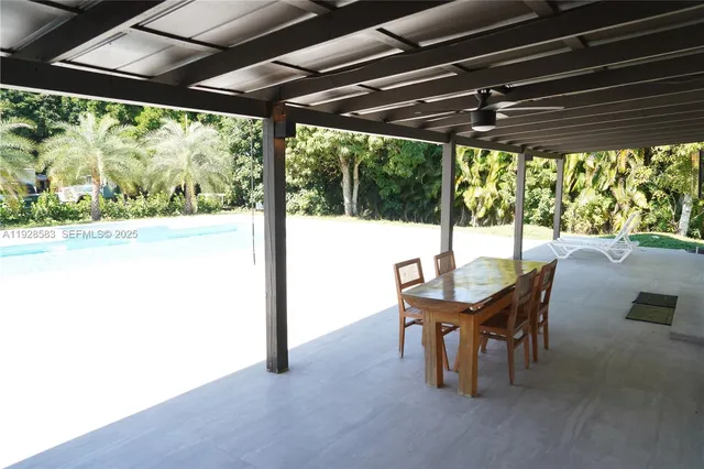 a view of a room with a porch