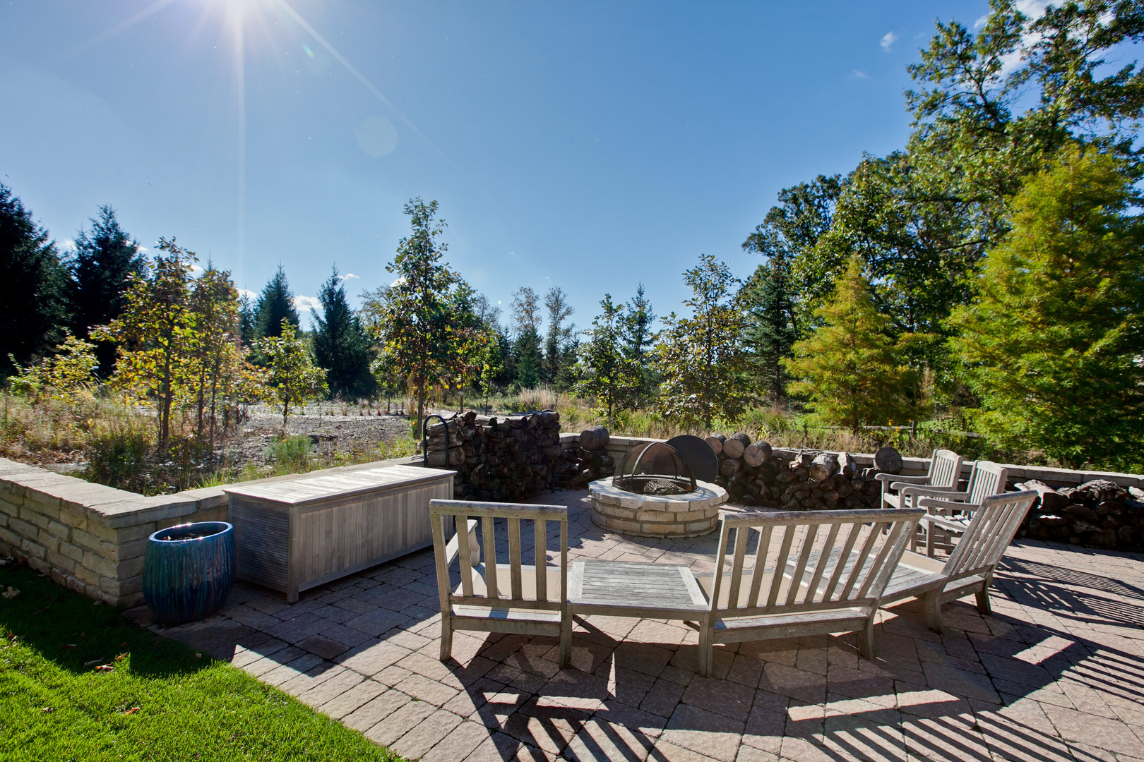 26366 North Farwell Road Mettawa, IL 60045 - Photo 12 of 30 a view of a roof deck with couches