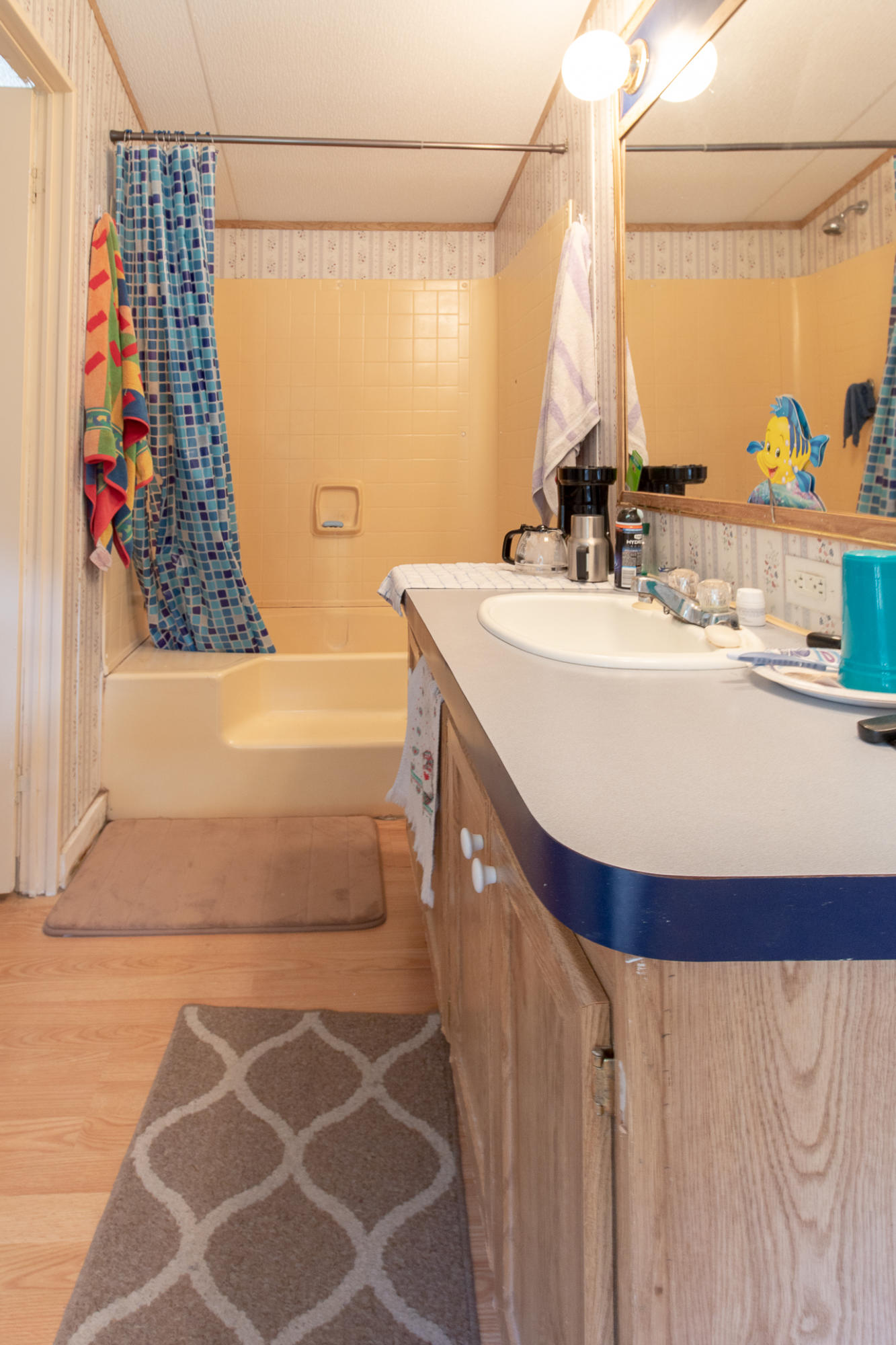 973 Valley Road Crestview, FL 32539 - Photo 8 of 20 a bathroom with a sink and a mirror