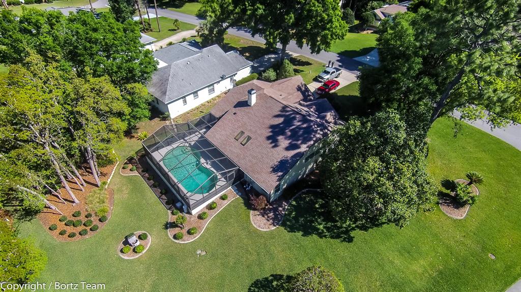 19778 Southwest 93rd Lane Road Dunnellon, FL 34432 - Photo 1 of 1 Pool/House Arerial
