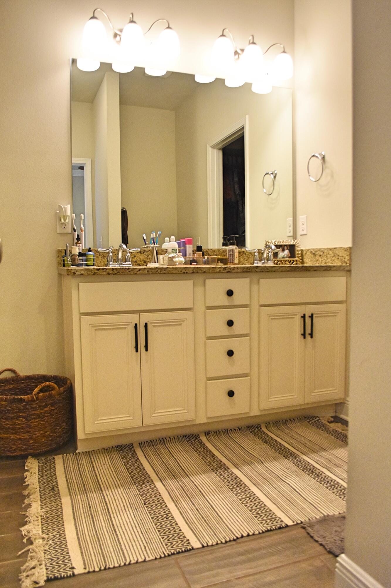 41 Twain Trail Freeport, FL 32439 - Photo 19 of 24 a bathroom with a sink and a mirror