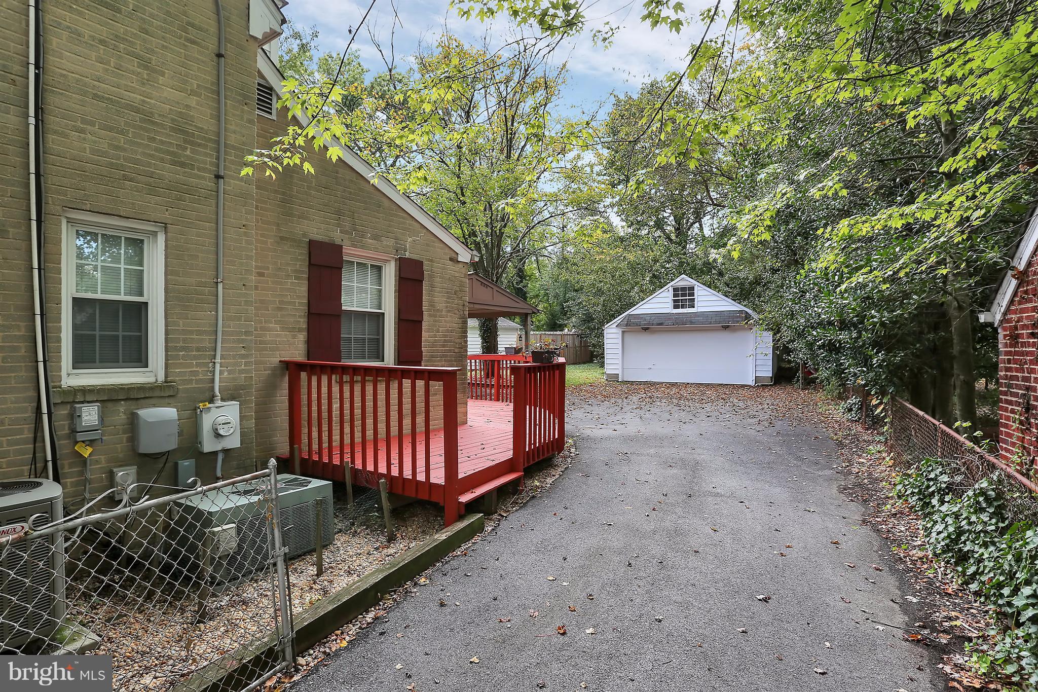 9408 Flower Avenue Silver Spring, MD 20901 - Photo 27 of 29 Wrap-around deck and detached garage