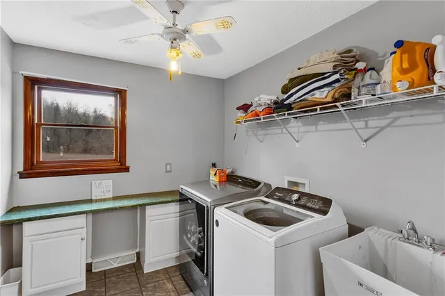 a room with storage and utility