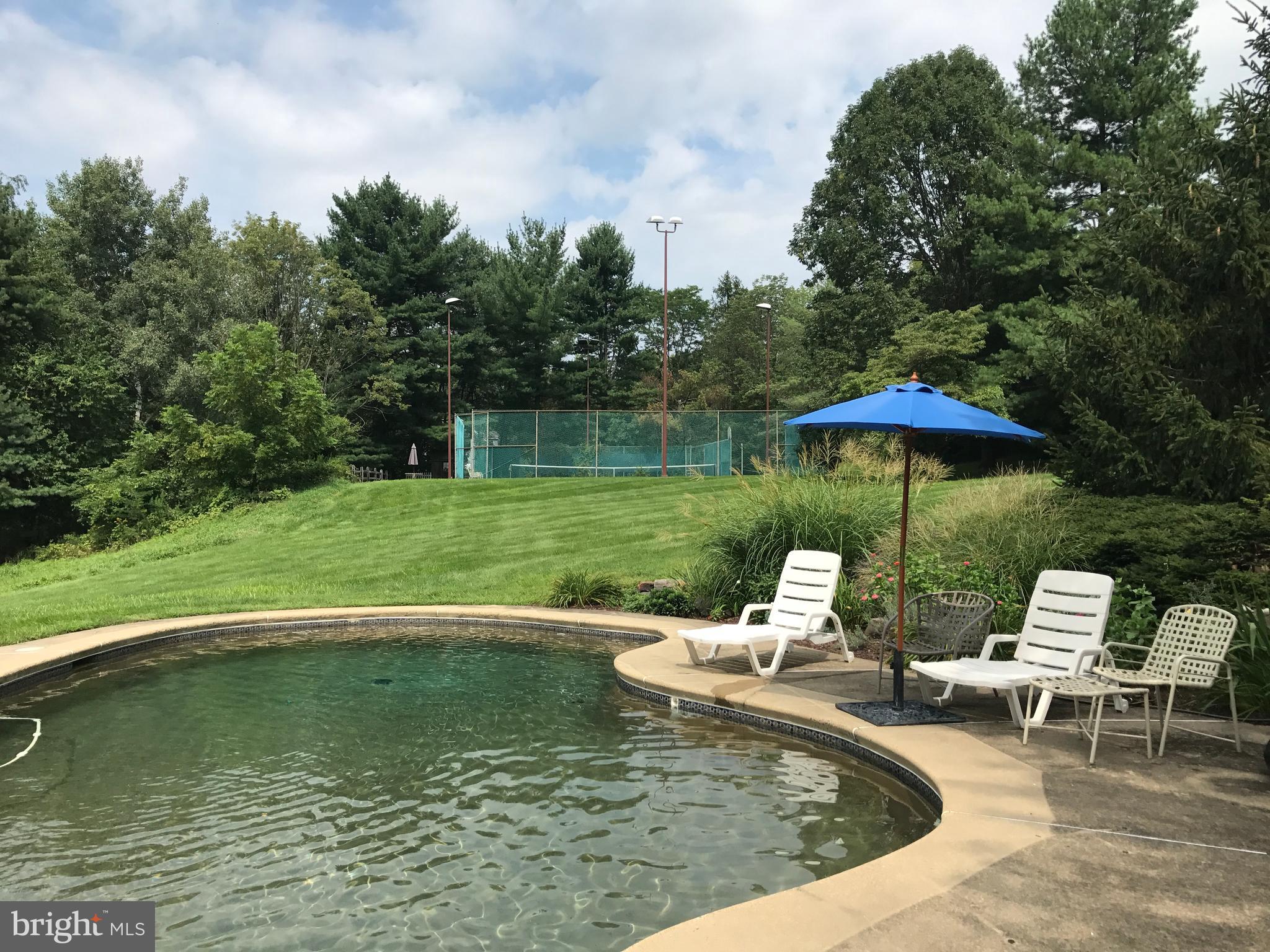 554 Mud Road Newtown, PA 18940 - Photo 37 of 46 Pool and Tennis Court