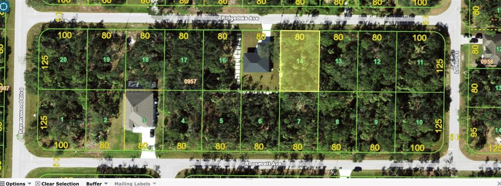 19083 Ridgedale Avenue Port Charlotte, FL 33954 - Photo 4 of 4 a bird view of a garden