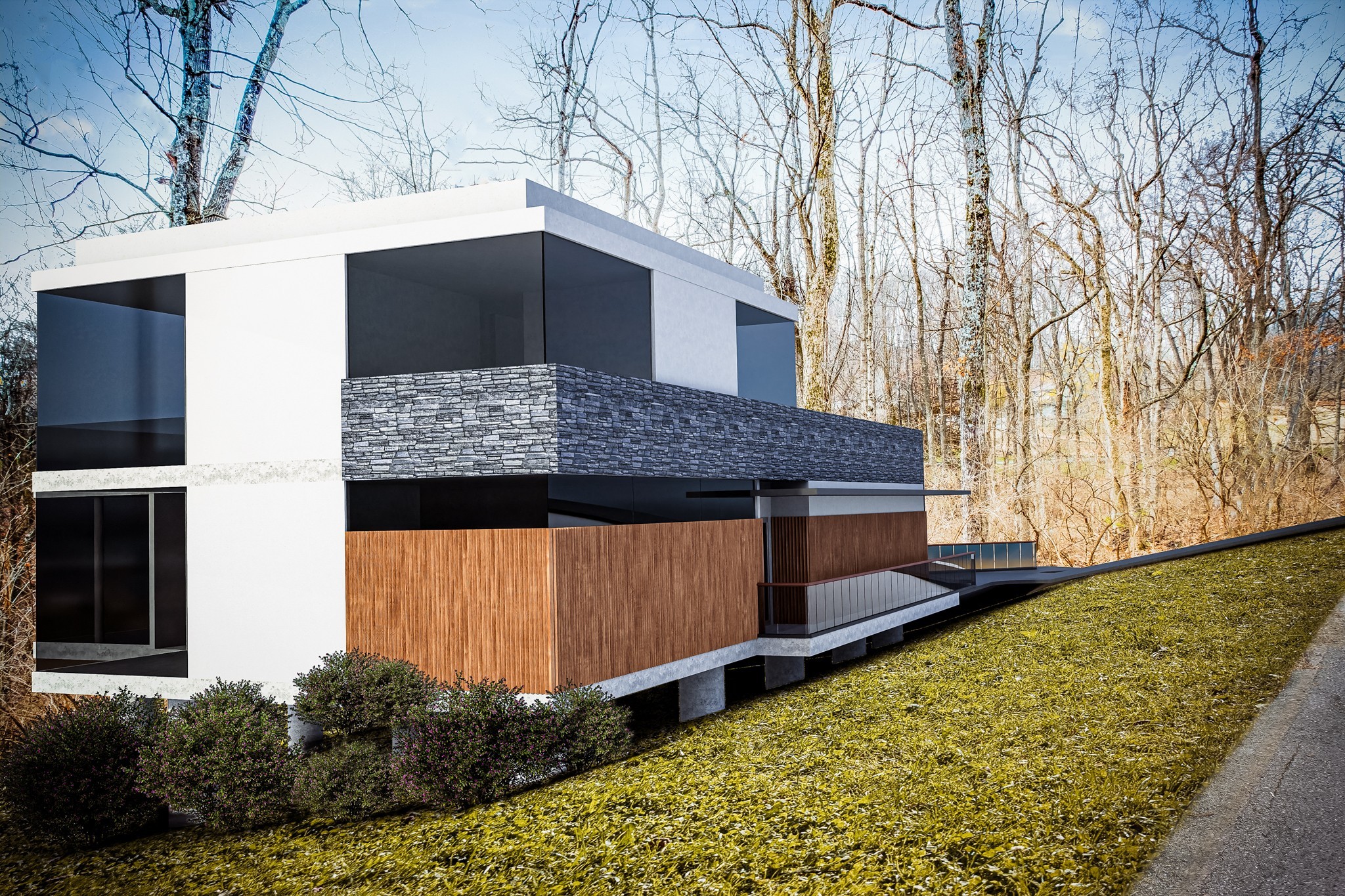 905 Otter Creek Road Nashville, TN 37220 - Photo 3 of 12 a front view of a house with a yard