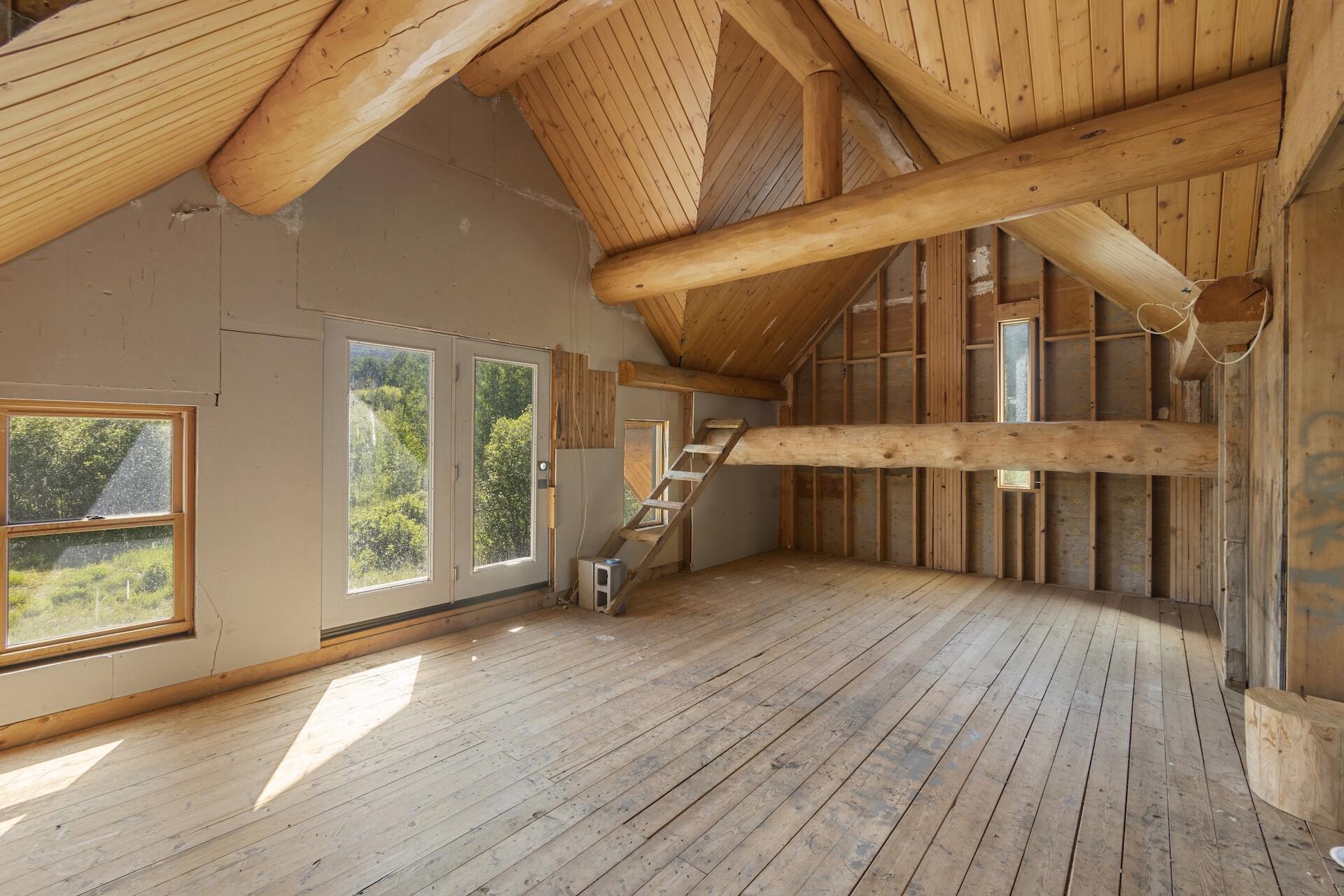 13984 Last Dollar Road Placerville, CO 81430 - Photo 15 of 43 a view of front deck with hardwood