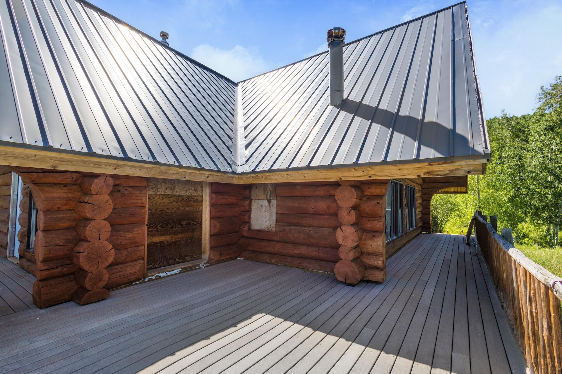 13984 Last Dollar Road Placerville, CO 81430 - Photo 24 of 43 a view of outdoor space with wooden floor and stairs